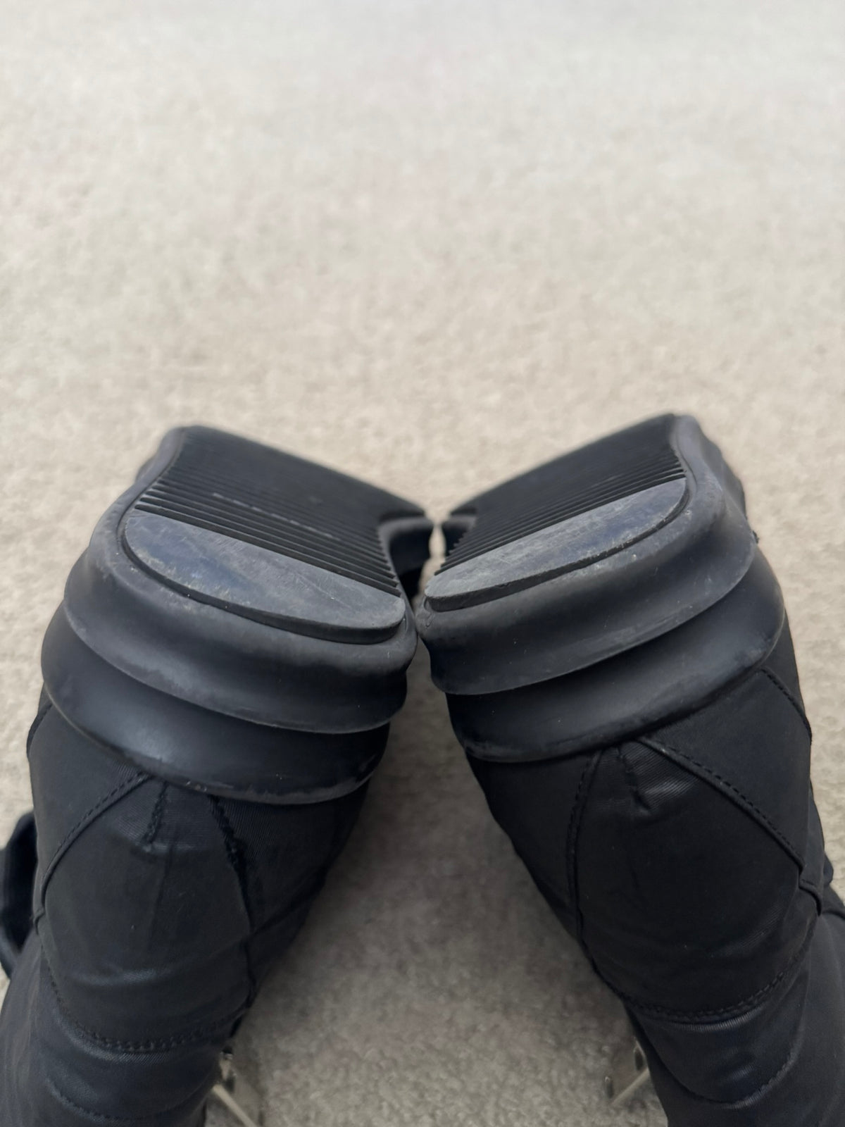 SS15 Rick Owens DRKSHDW "Faun" Black Hoof Dunks Sneakers