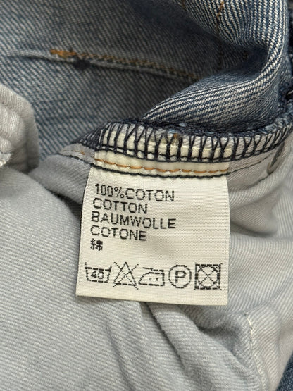 AW06 Dior Homme by Hedi Slimane Distressed Washed Repaired Denim Jeans