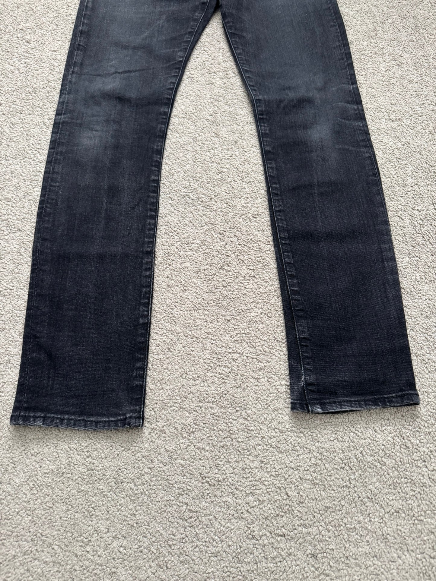 SS16 Saint Laurent by Hedi Slimane Black D01 Denim Jeans