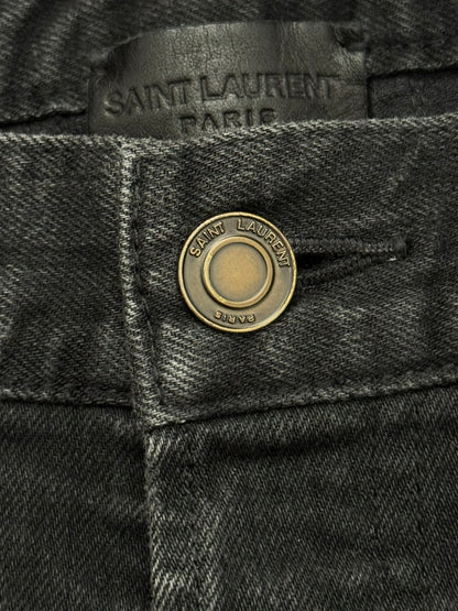 SS16 Saint Laurent by Hedi Slimane Black D01 Denim Jeans