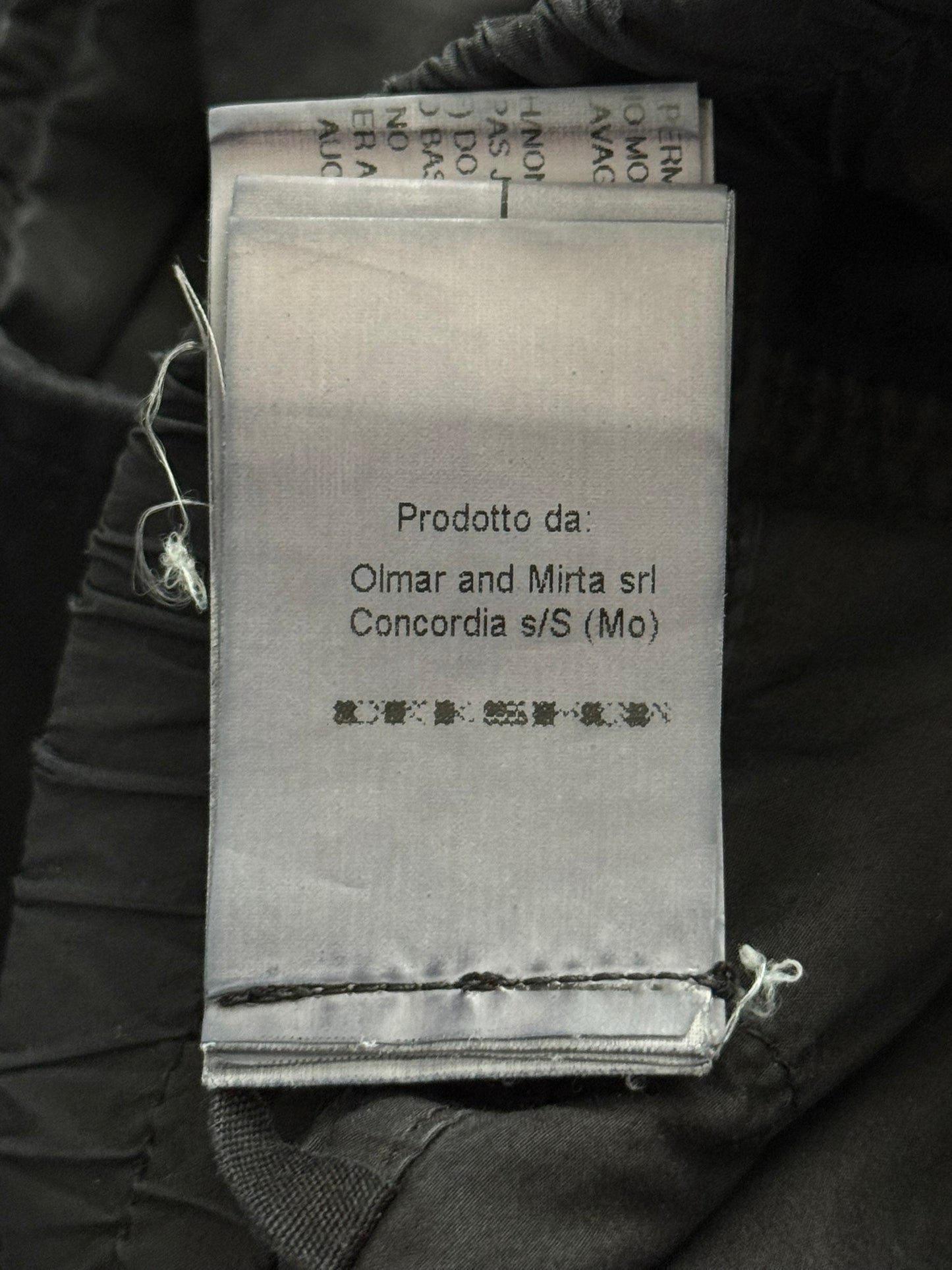 FW14 Rick Owens DRKSHDW Black Cotton Moleskin Pods Shorts