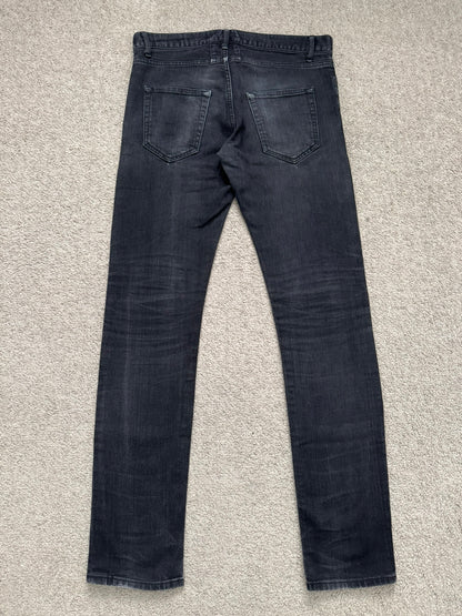 SS16 Saint Laurent by Hedi Slimane Black D01 Denim Jeans