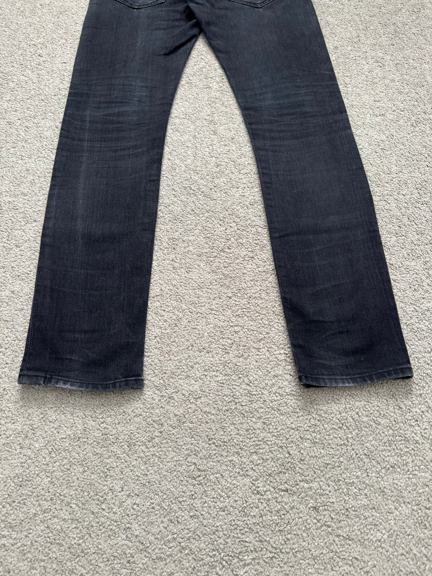 SS16 Saint Laurent by Hedi Slimane Black D01 Denim Jeans