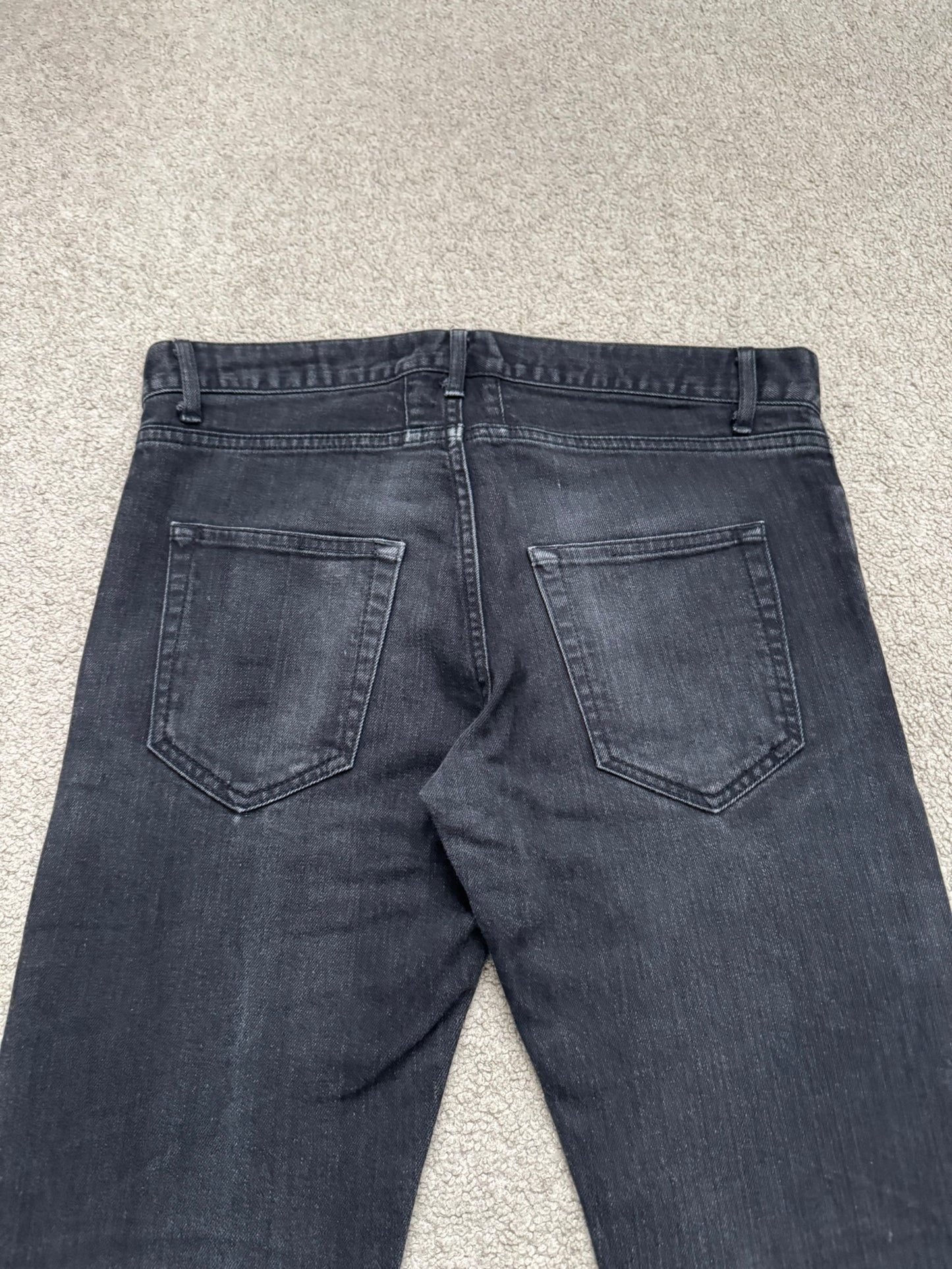 SS16 Saint Laurent by Hedi Slimane Black D01 Denim Jeans