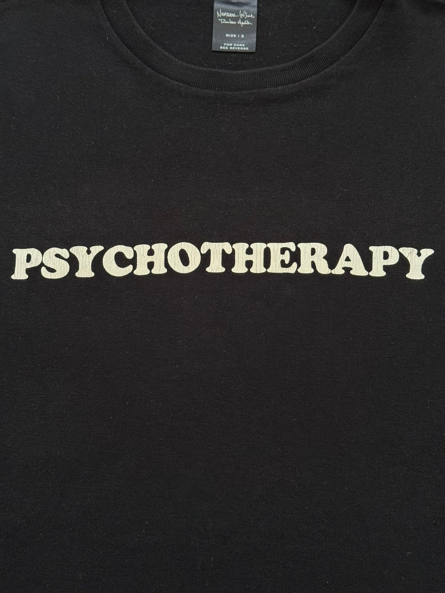 SS/AW03 Number (N)ine "Touch Me I'm Sick" Psychotherapy T Shirt
