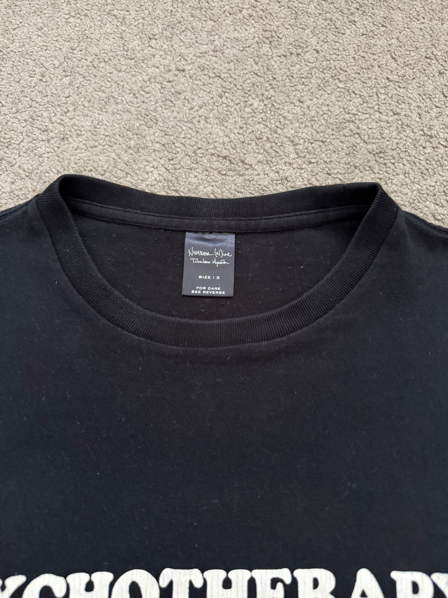 SS/AW03 Number (N)ine "Touch Me I'm Sick" Psychotherapy T Shirt