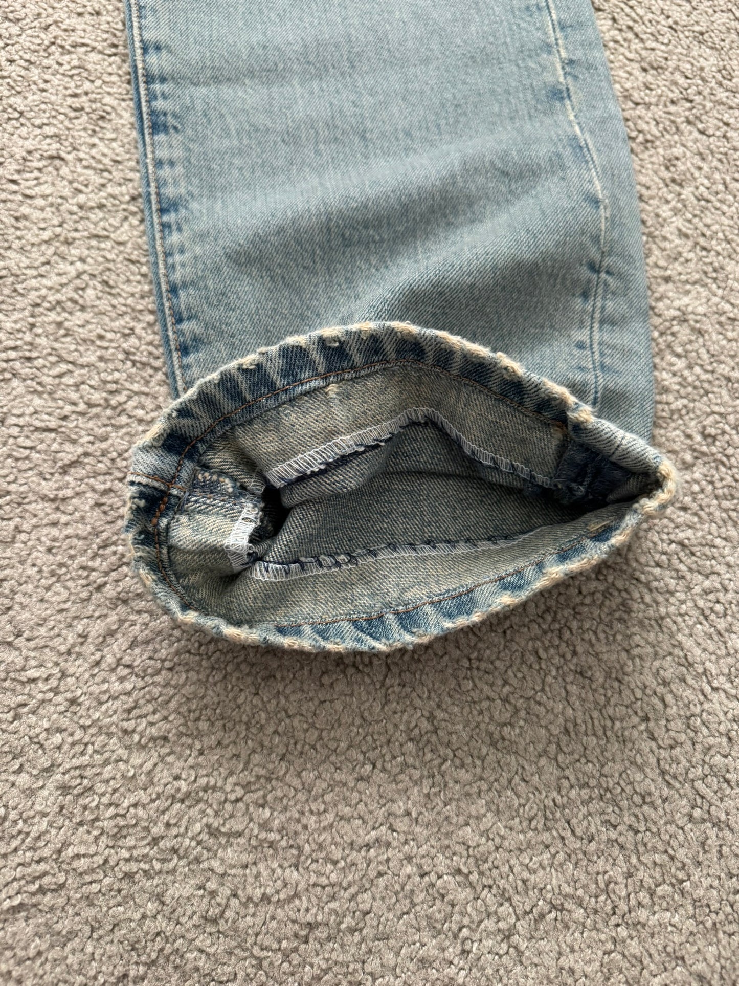 SS06 Dior Homme by Hedi Slimane Crash Distressed Denim Jeans