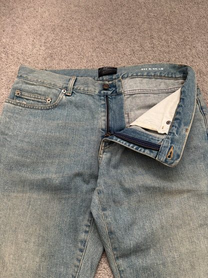 FW15 Saint Laurent by Hedi Slimane Knee Slit D02 Denim Jeans