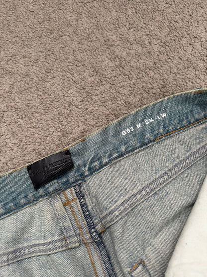 FW15 Saint Laurent by Hedi Slimane Knee Slit D02 Denim Jeans