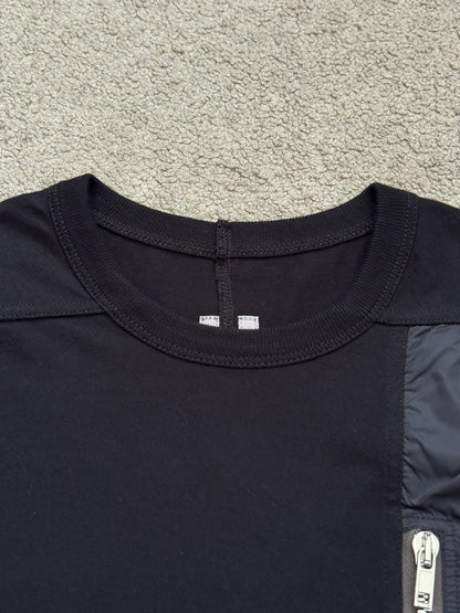 SS21 Rick Owens Mainline Nylon Zip Pocket Level T Shirt