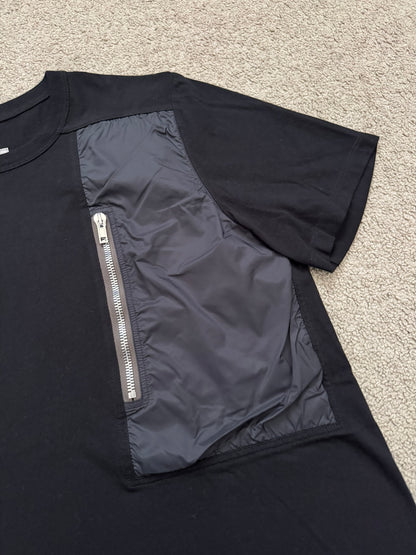 SS21 Rick Owens Mainline Nylon Zip Pocket Level T Shirt