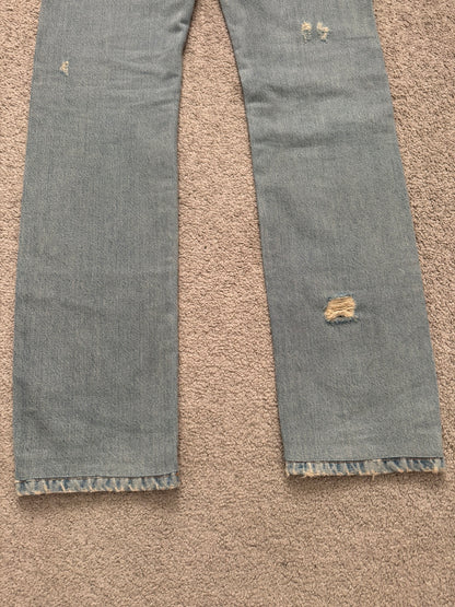 SS06 Dior Homme by Hedi Slimane Crash Distressed Denim Jeans