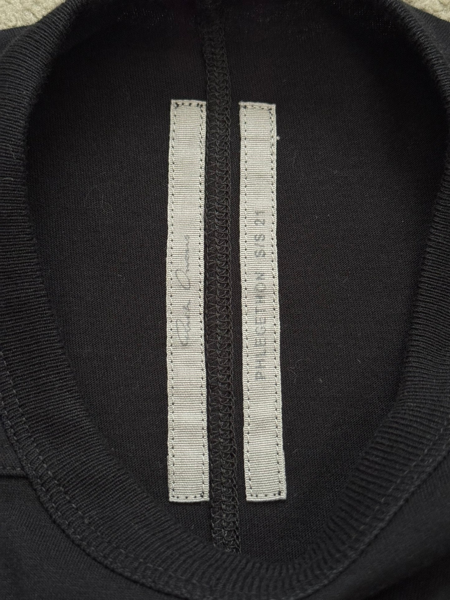 SS21 Rick Owens Mainline Nylon Zip Pocket Level T Shirt