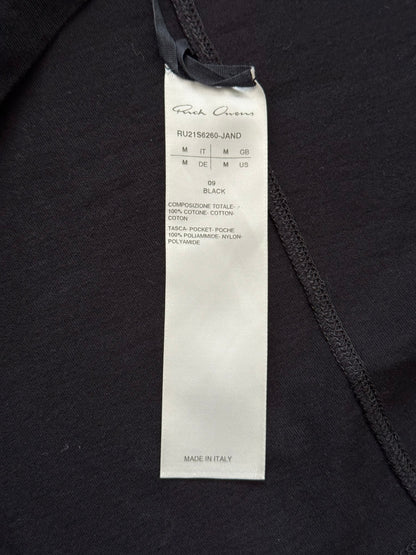 SS21 Rick Owens Mainline Nylon Zip Pocket Level T Shirt