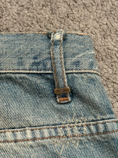 SS06 Dior Homme by Hedi Slimane Crash Distressed Denim Jeans