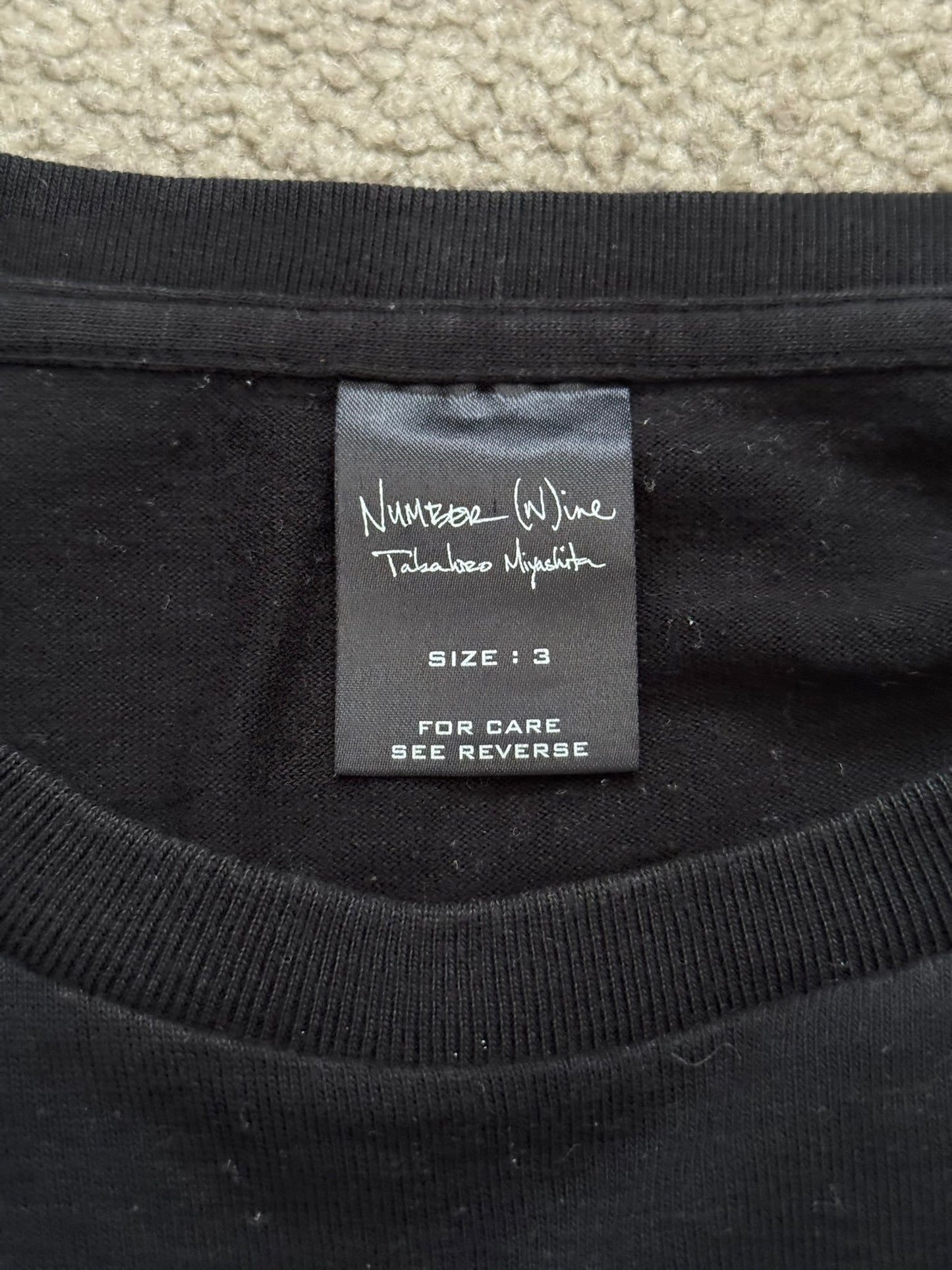 SS/AW03 Number (N)ine "Touch Me I'm Sick" Psychotherapy T Shirt