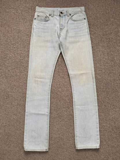 SS14 Saint Laurent by Hedi Slimane Lightwash D02 Denim Jeans