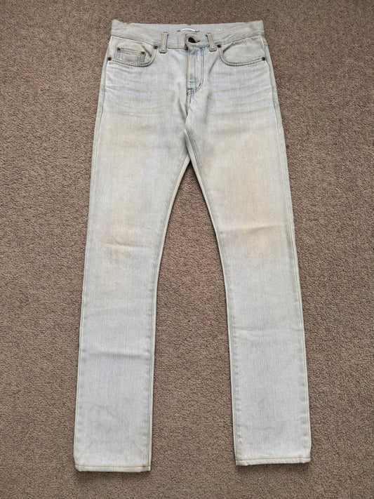 SS14 Saint Laurent by Hedi Slimane Lightwash D02 Denim Jeans