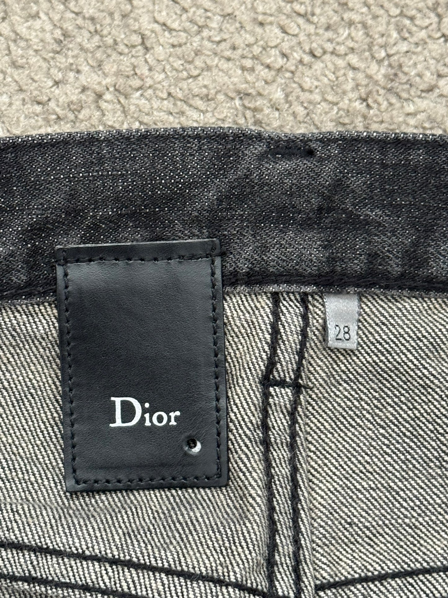 SS08 Dior Homme by Kris Van Assche MIJ Clawmark Denim Jeans