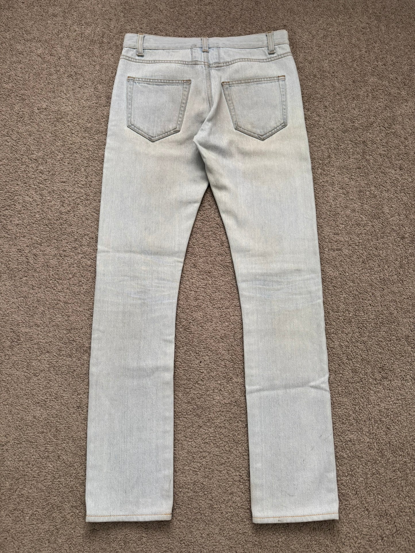 SS14 Saint Laurent by Hedi Slimane Lightwash D02 Denim Jeans
