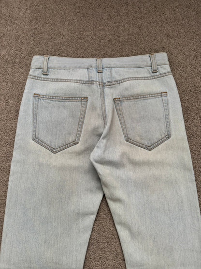 SS14 Saint Laurent by Hedi Slimane Lightwash D02 Denim Jeans