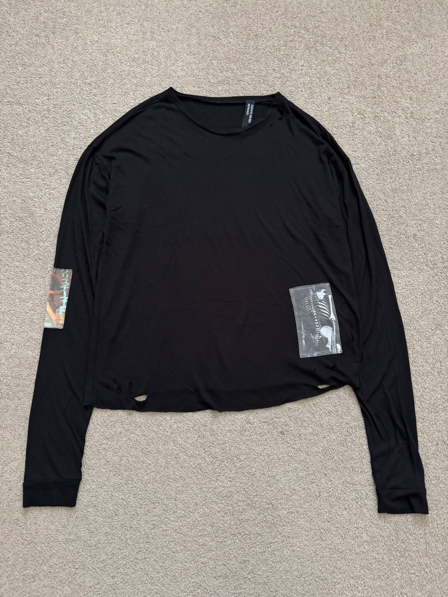 FW17 Enfants Riches Deprimes Sans Titre Patches Long Sleeve T Shirt