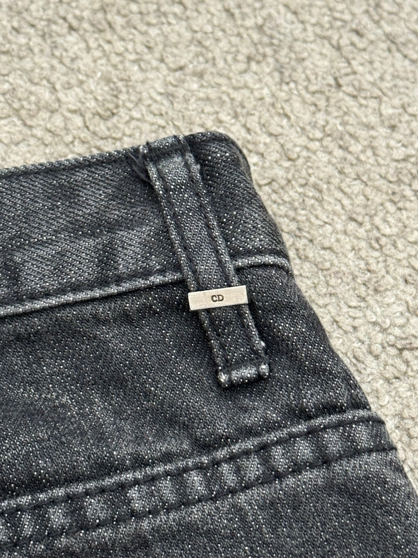 SS08 Dior Homme by Kris Van Assche MIJ Clawmark Denim Jeans