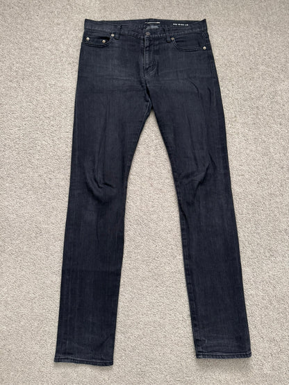SS15 Saint Laurent by Hedi Slimane Black D02 Denim Jeans