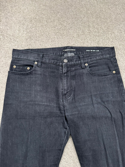 SS15 Saint Laurent by Hedi Slimane Black D02 Denim Jeans