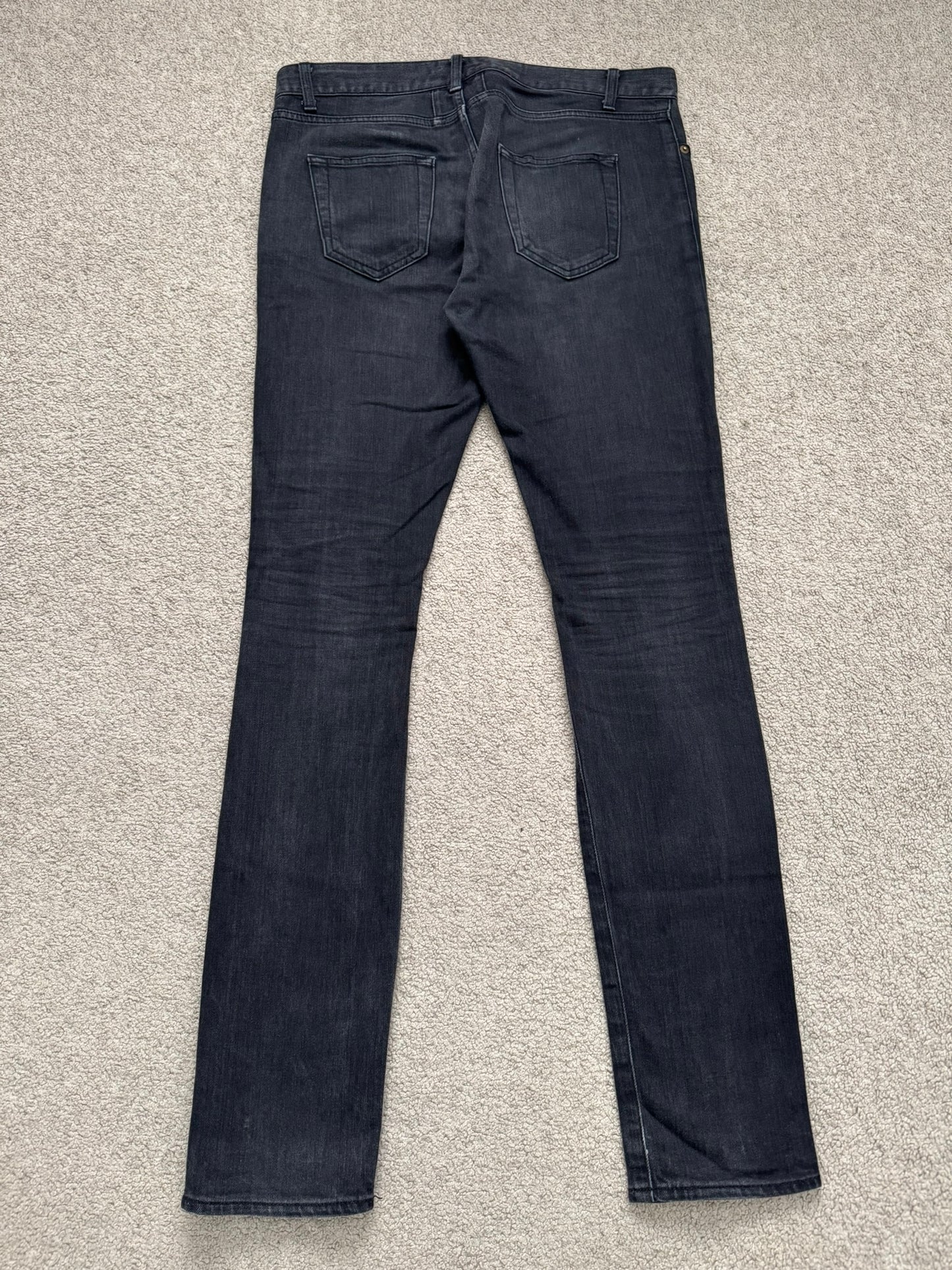 SS15 Saint Laurent by Hedi Slimane Black D02 Denim Jeans