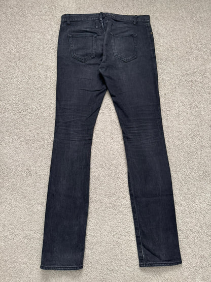 SS15 Saint Laurent by Hedi Slimane Black D02 Denim Jeans