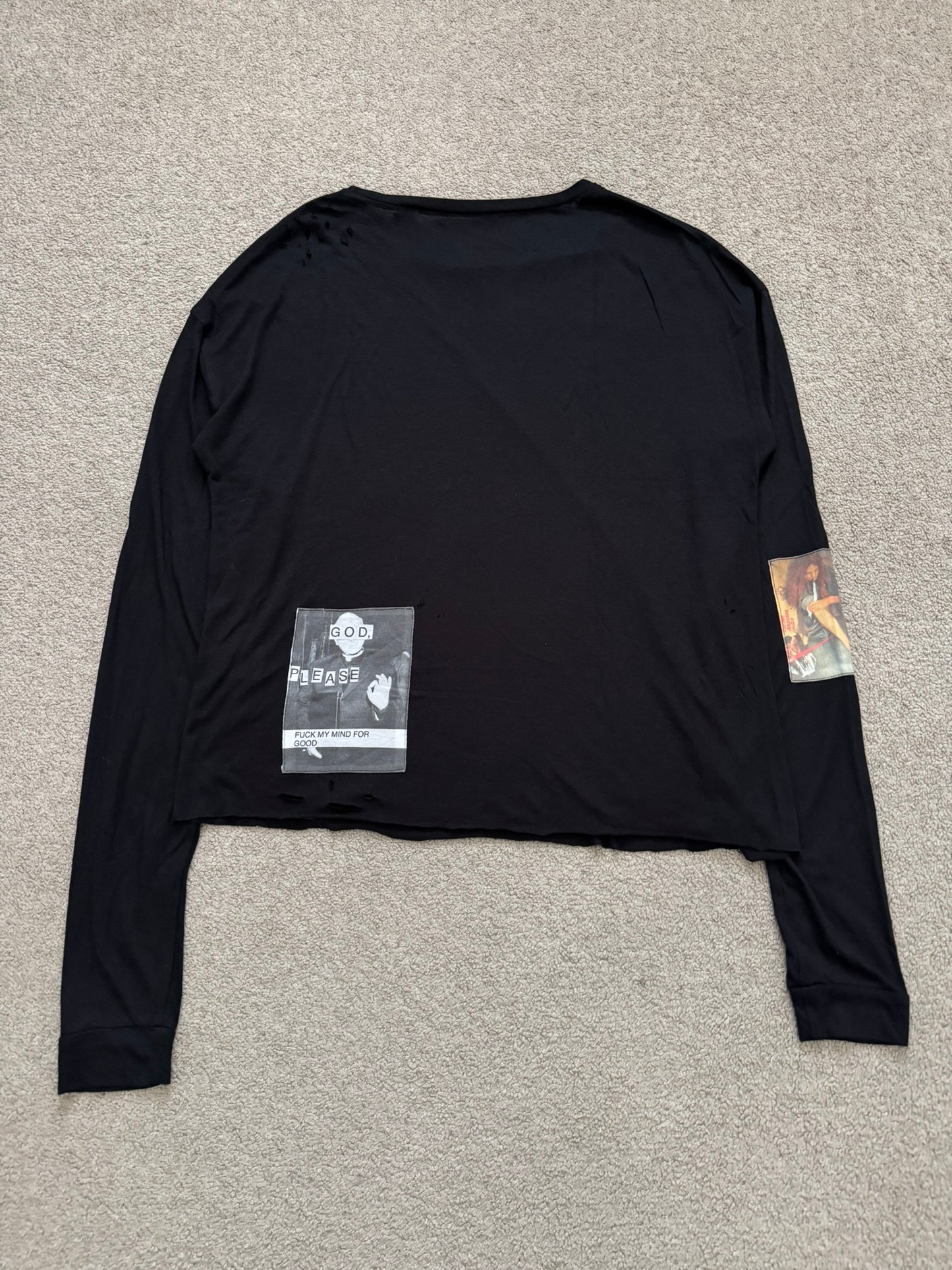 FW17 Enfants Riches Deprimes Sans Titre Patches Long Sleeve T Shirt