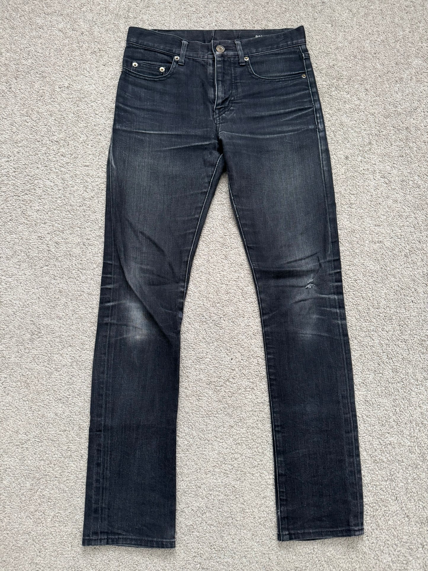 Saint Laurent by Hedi Slimane Black D02 Skinny Denim Jeans