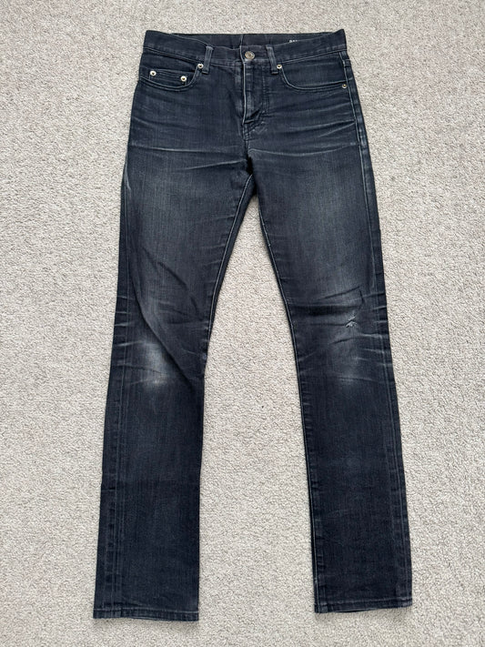 Saint Laurent by Hedi Slimane Black D02 Skinny Denim Jeans