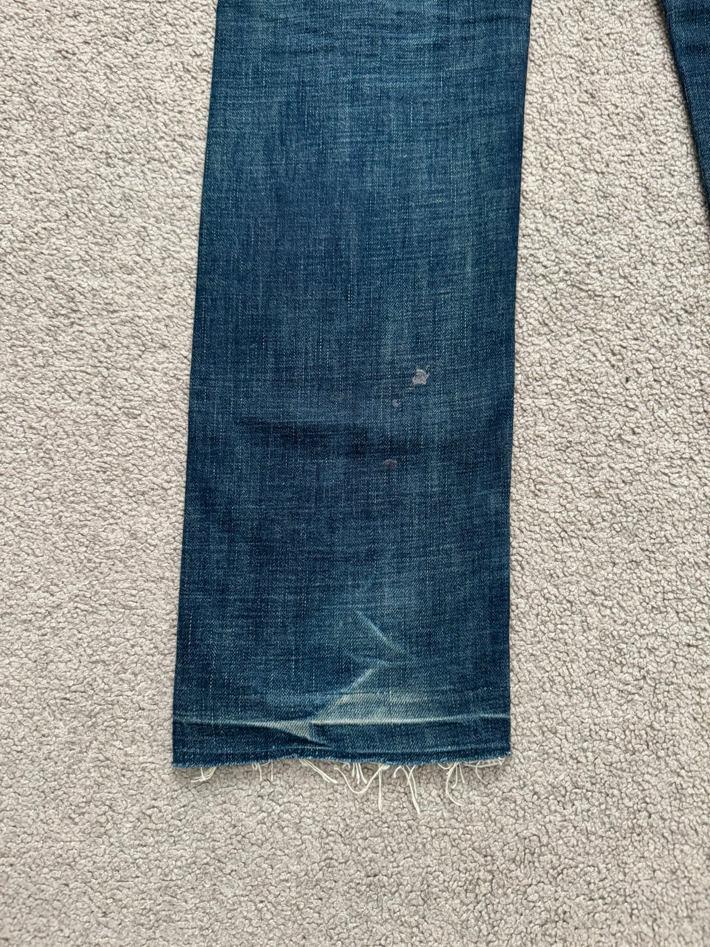 AW06 Dior Homme by Hedi Slimane Dust Wash Distressed Denim Jeans