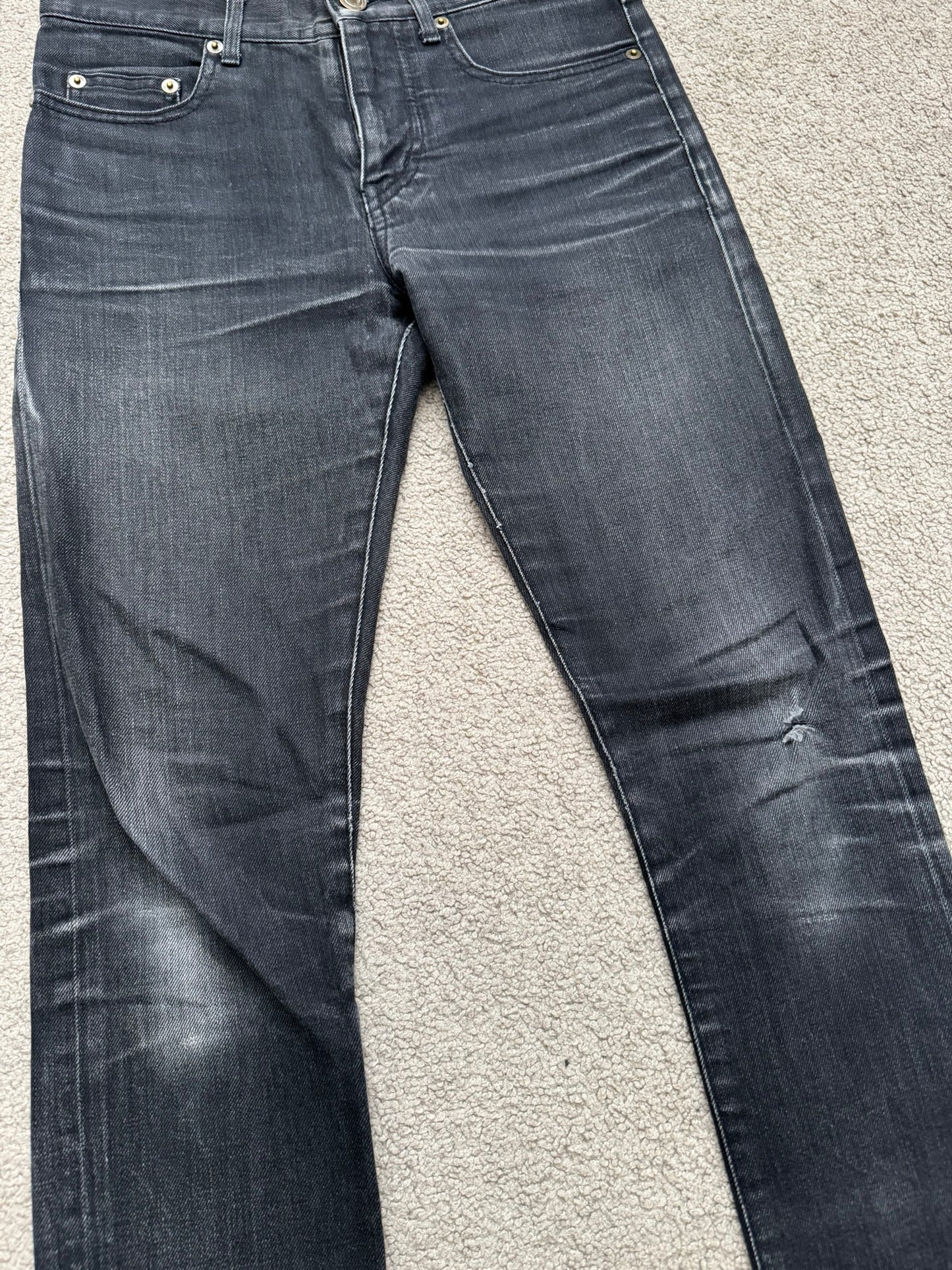 Saint Laurent by Hedi Slimane Black D02 Skinny Denim Jeans