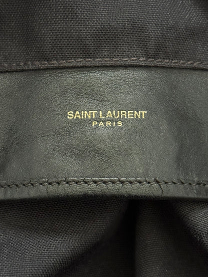 FW16 Saint Laurent by Hedi Slimane Canvas/Leather City Backpack