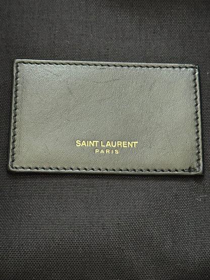 FW16 Saint Laurent by Hedi Slimane Canvas/Leather City Backpack