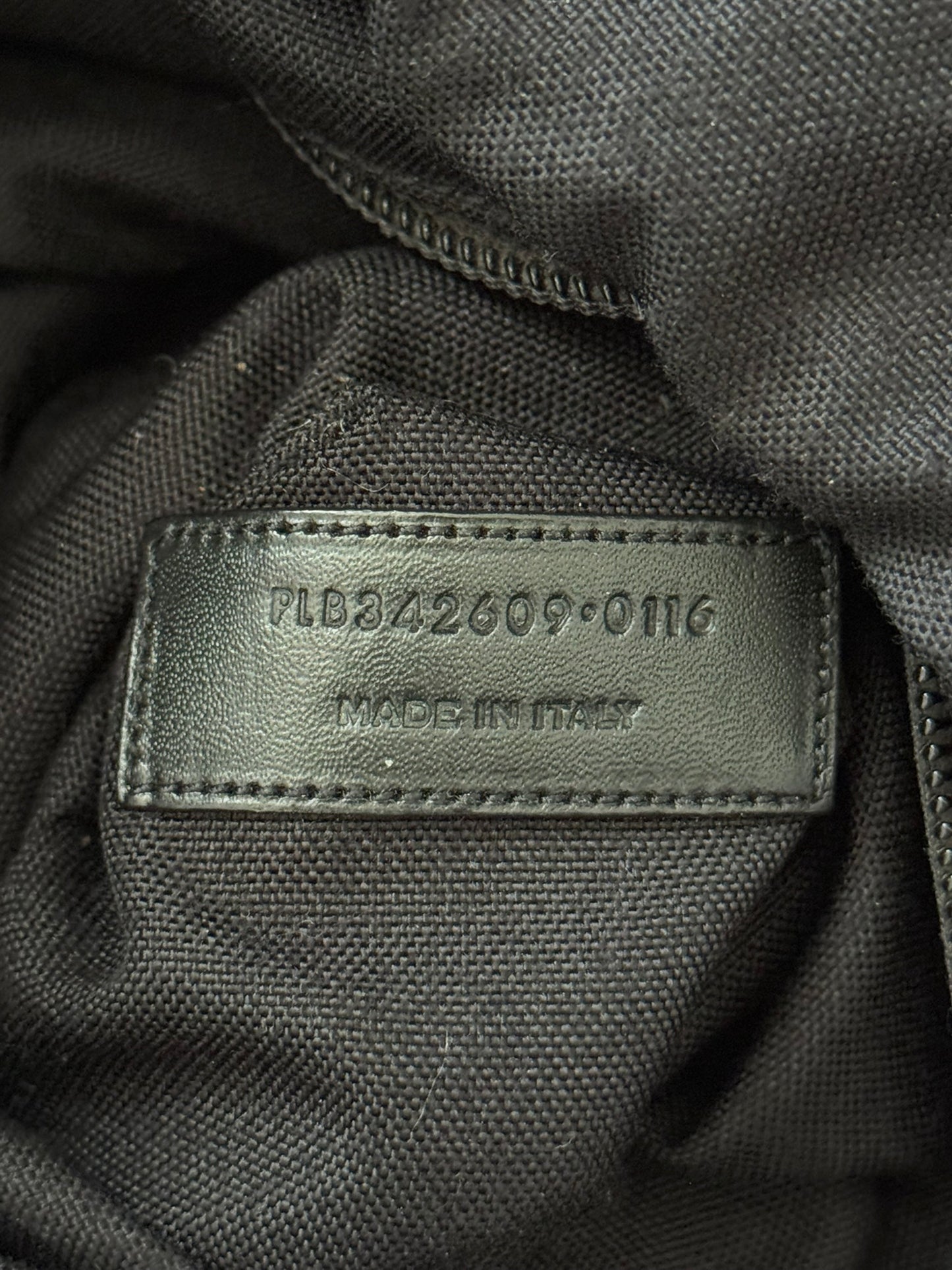 FW16 Saint Laurent by Hedi Slimane Canvas/Leather City Backpack