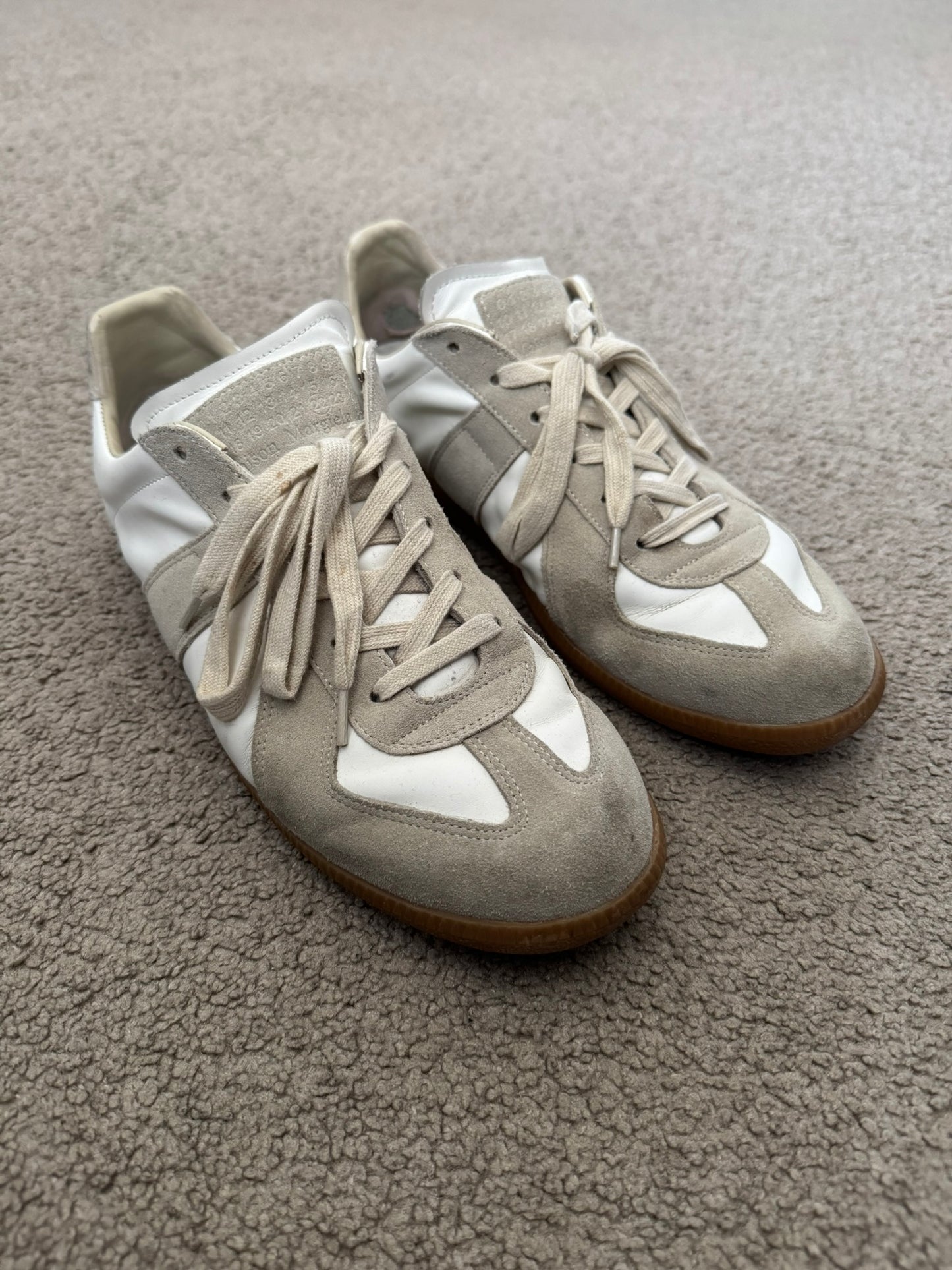 Maison Margiela Replica White/Gum GAT Low Top Sneakers