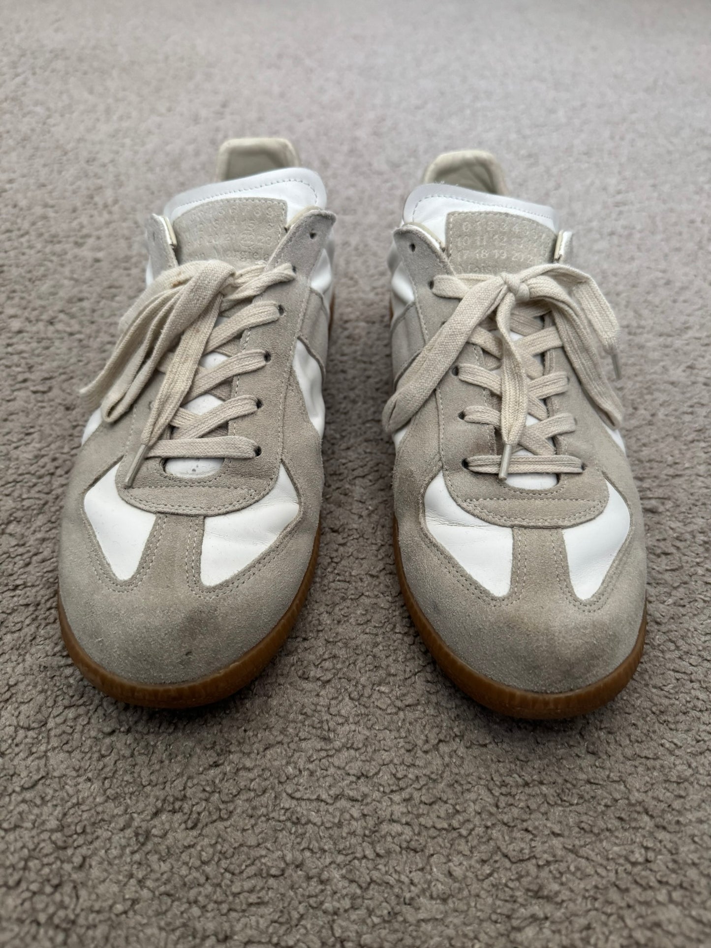 Maison Margiela Replica White/Gum GAT Low Top Sneakers