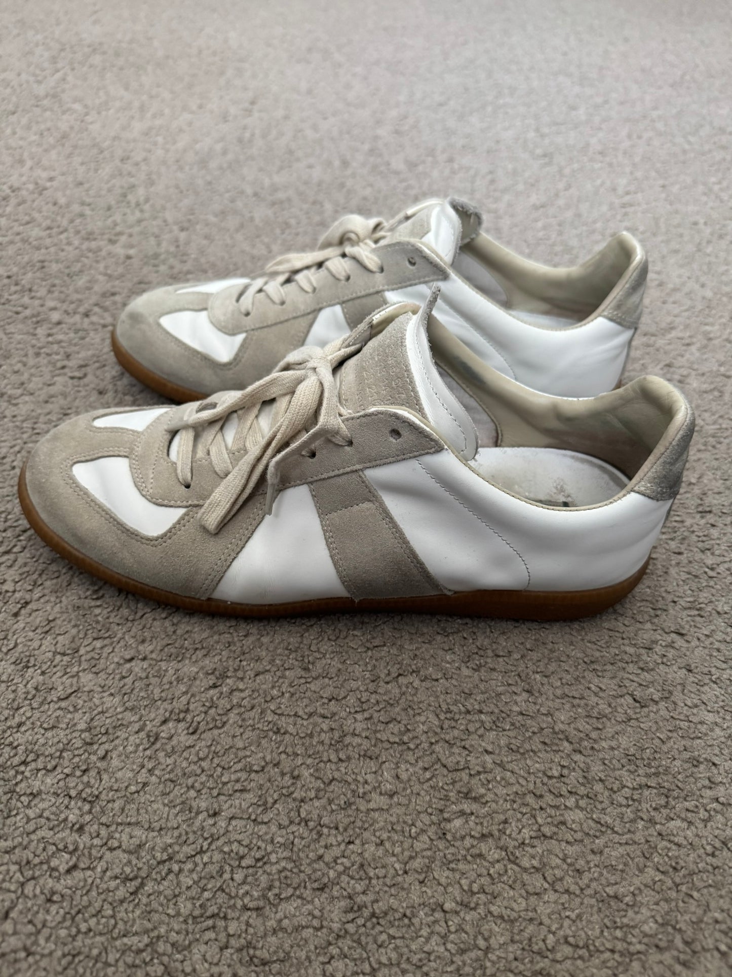 Maison Margiela Replica White/Gum GAT Low Top Sneakers