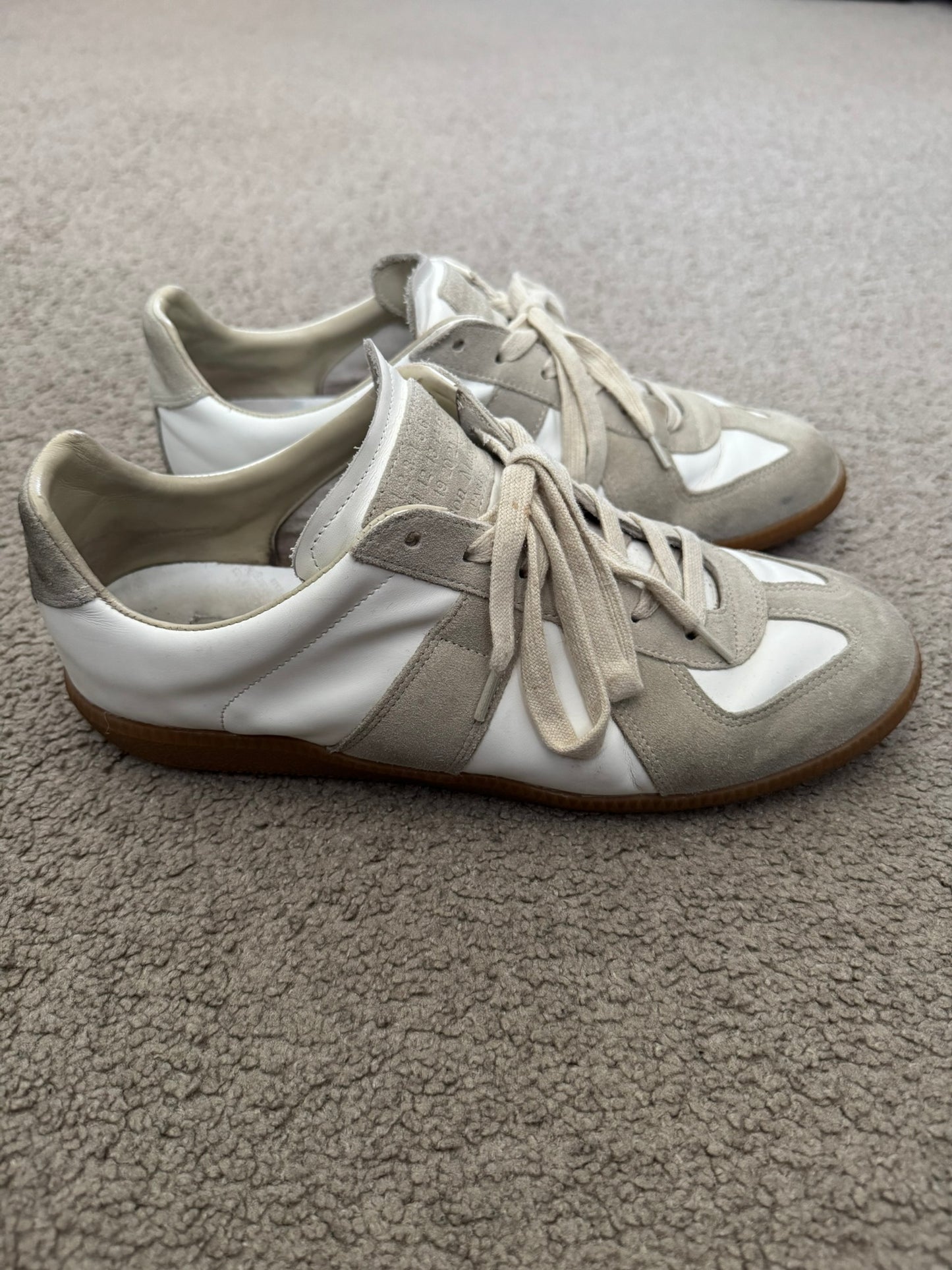 Maison Margiela Replica White/Gum GAT Low Top Sneakers