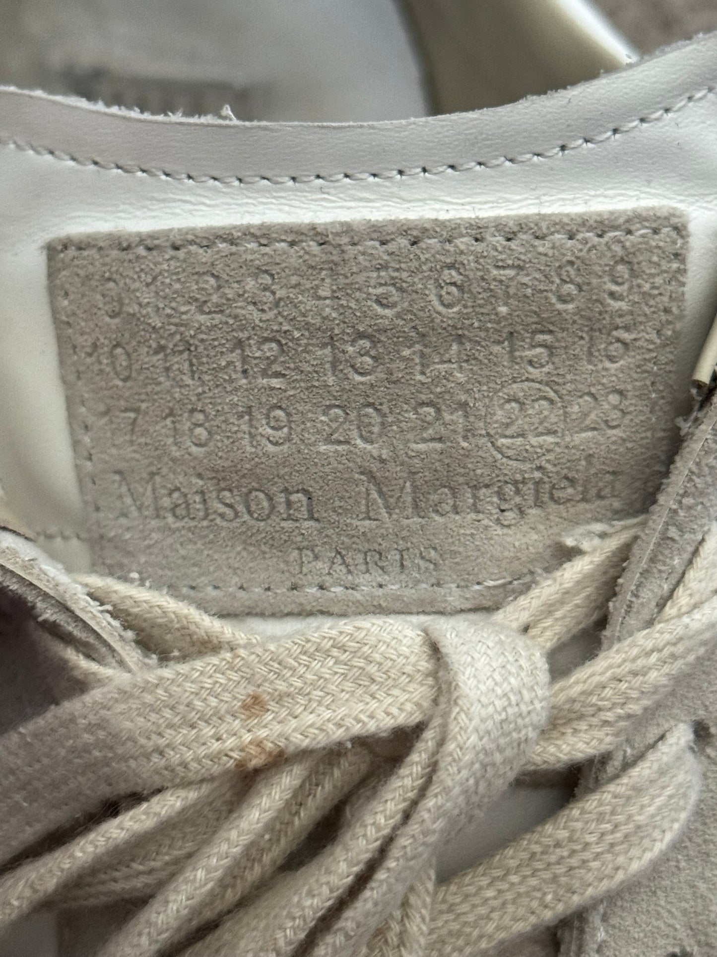 Maison Margiela Replica White/Gum GAT Low Top Sneakers