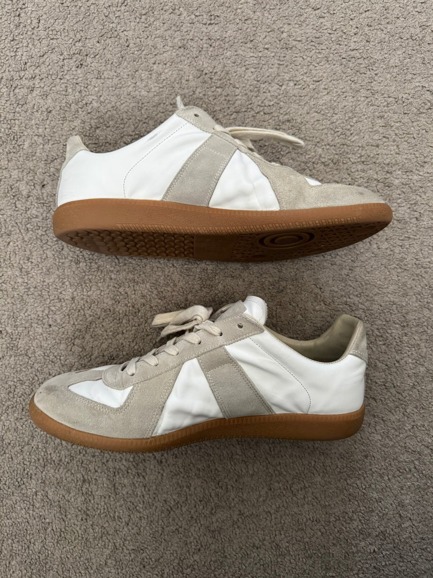 Maison Margiela Replica White/Gum GAT Low Top Sneakers