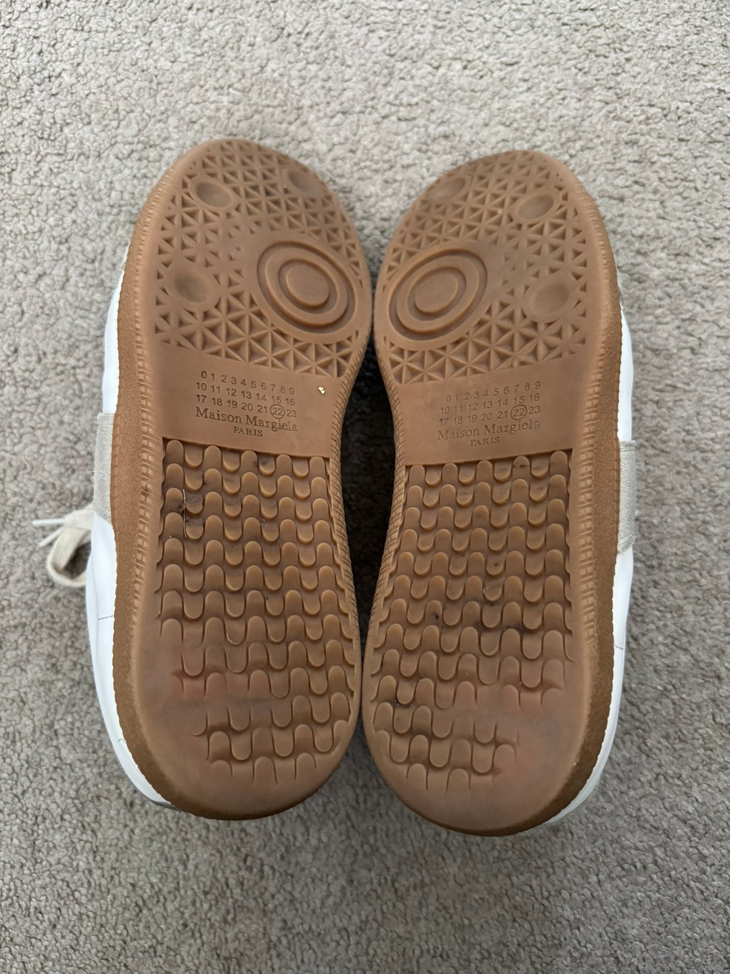 Maison Margiela Replica White/Gum GAT Low Top Sneakers