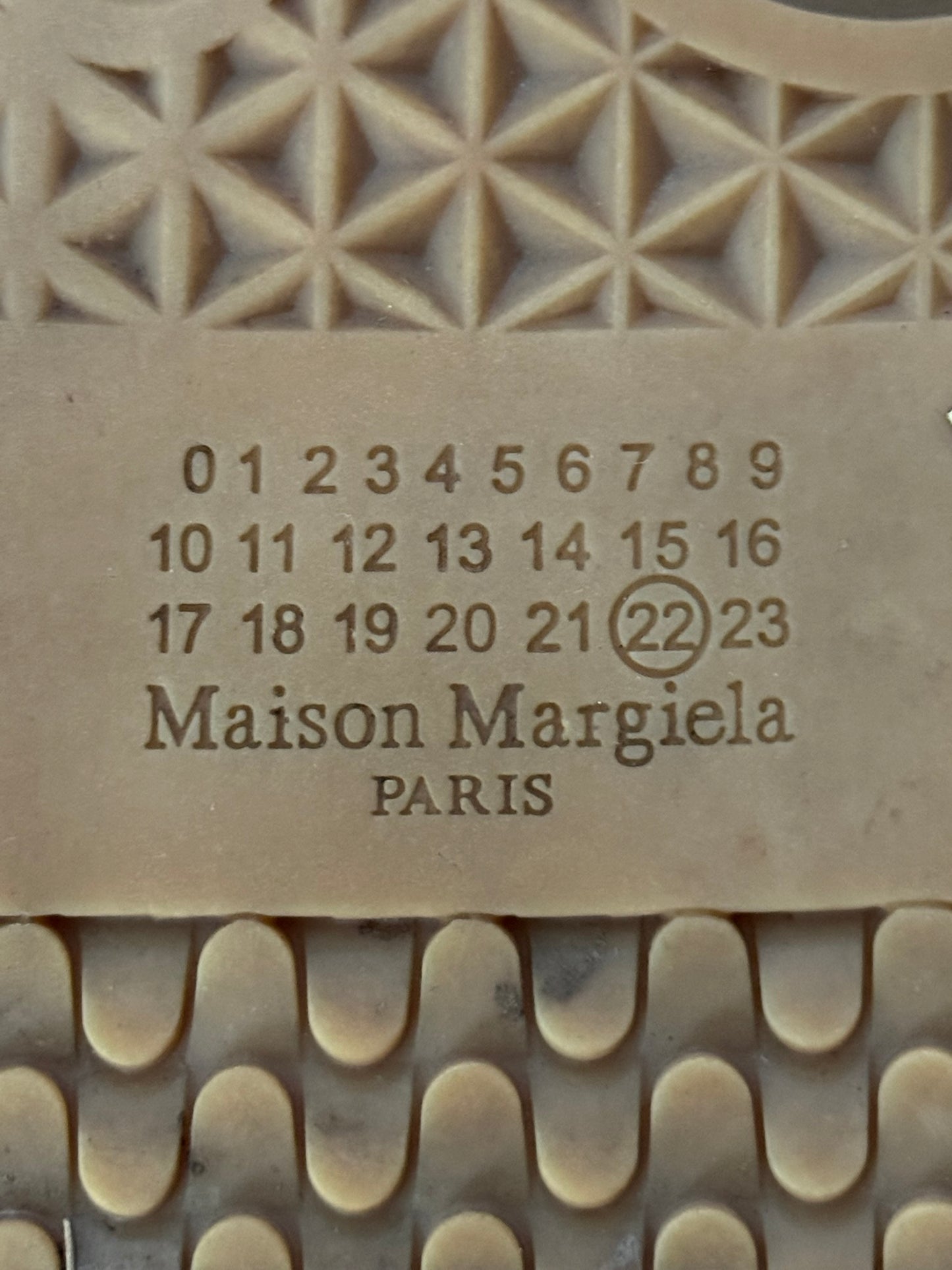 Maison Margiela Replica White/Gum GAT Low Top Sneakers