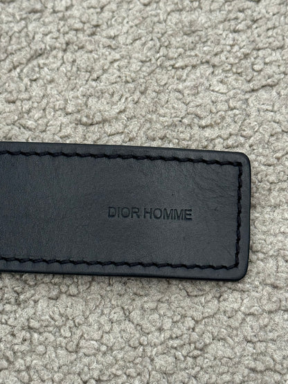 SS10 Dior Homme by Kris Van Assche Black D-Point Belt