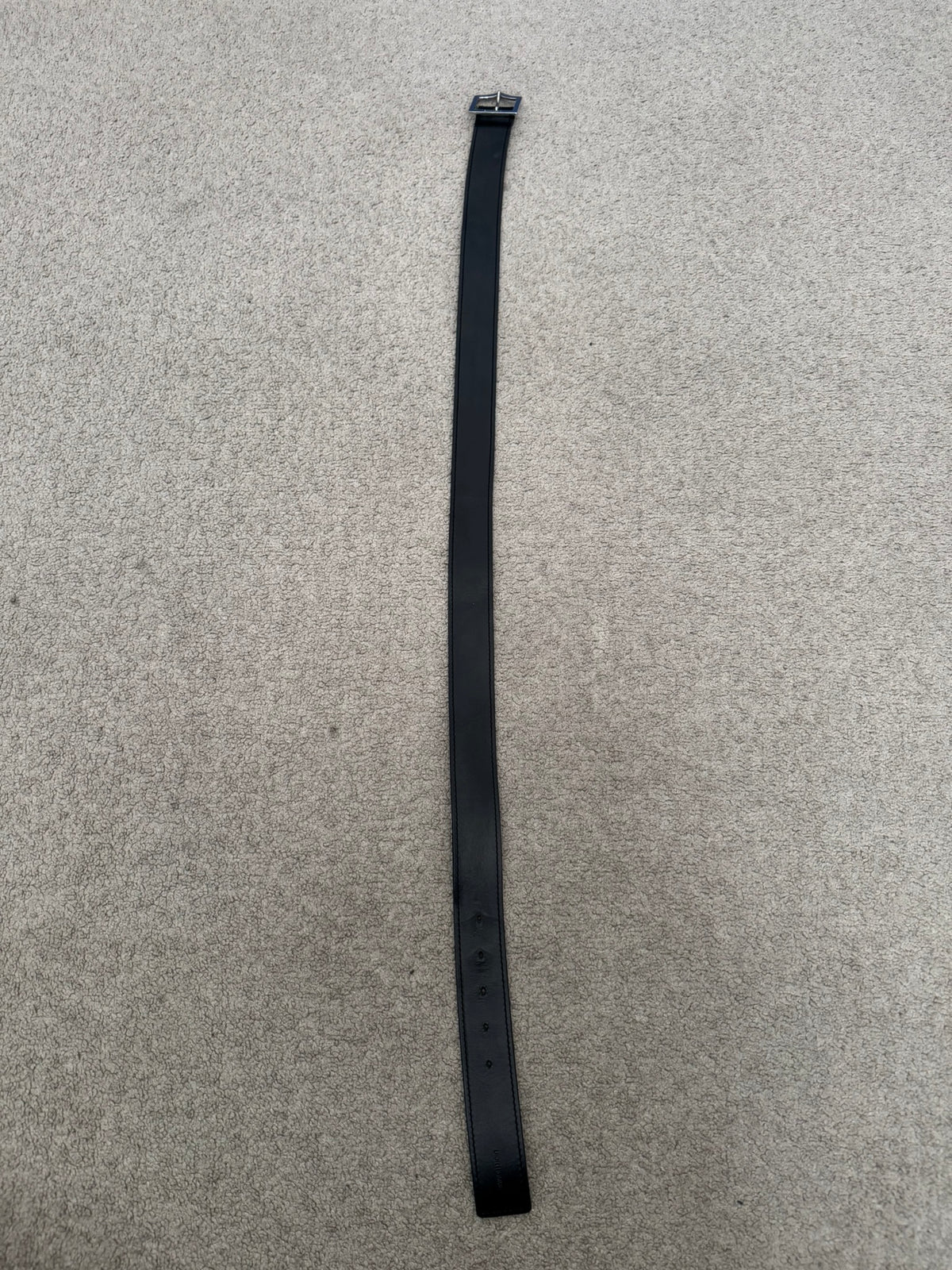 SS10 Dior Homme by Kris Van Assche Black D-Point Belt