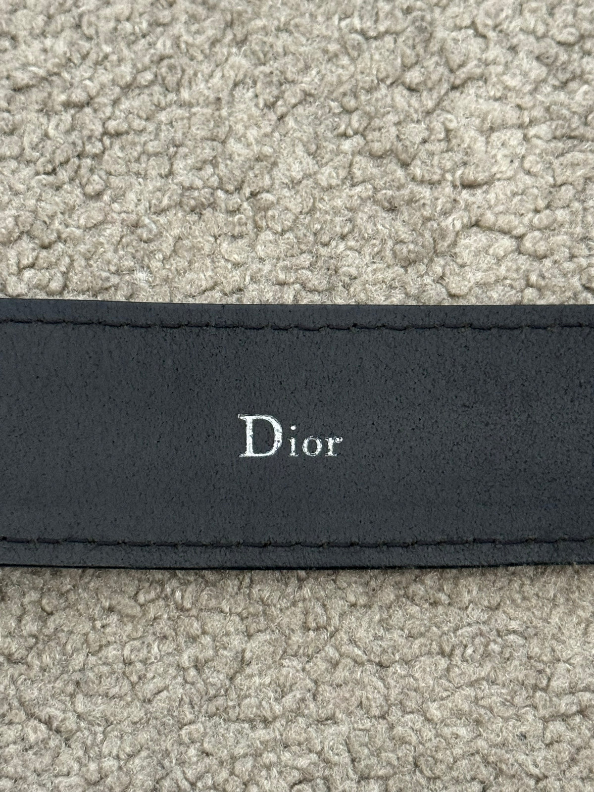 SS10 Dior Homme by Kris Van Assche Black D-Point Belt